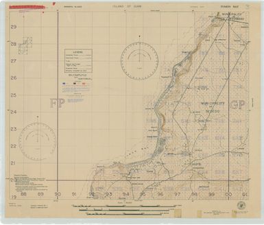 Island of Guam: Tumon Bay - Special Air and Gunnery Target Map