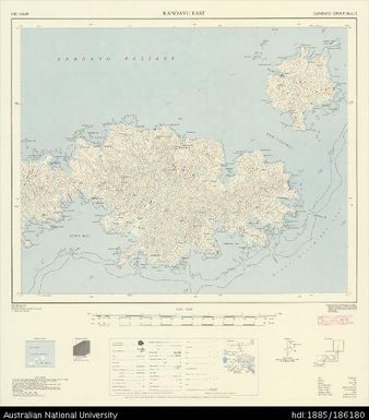 Fiji, Kandavu Group, Kandavu East, Series: X754, Sheet 2, 1963, 1:50 000