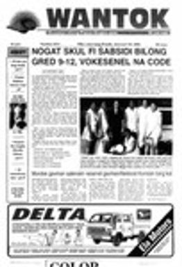 Wantok Niuspepa--Issue No. 1074 (January 26, 1995)