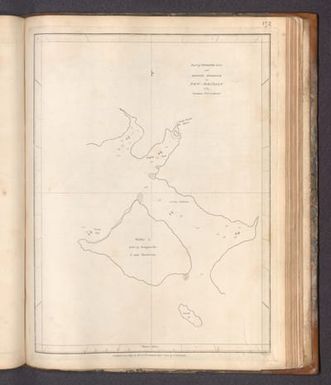 Plan of English Cove and Gower's Harbour in New Britain 1767.