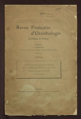 Notes sur une collection d'oiseaux de la Nouvelle-Calédonie et de Lifou : distinction de quelques formes locales / Louis Brasil.