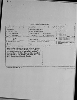 ANDERSEN AFB, GUAM, December 1952