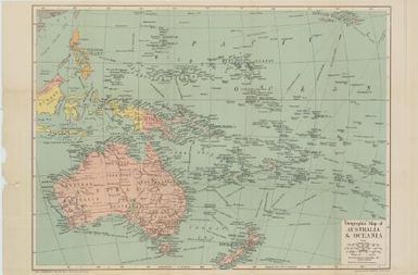 "Geographia" map of Australia & Oceania / Geographia Map Co. ; Alexander Gross F.R.G.S. ; Karoly Szanto