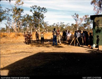 Filming the dancing