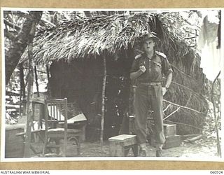 NEW GUINEA. 1943-11-28. VX133 BRIGADIER S. H. W. C. PORTER. DSO, ED, COMMANDING, 24TH AUSTRALIAN INFANTRY BRIGADE