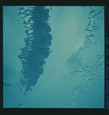 S48-102-073 - STS-048 - Color Infrared Earth observations taken during the STS-48 mission