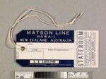 Hawaii - New Zealand - Australia baggage tag