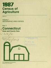 1987 census of agriculture, pt.7- Connecticut