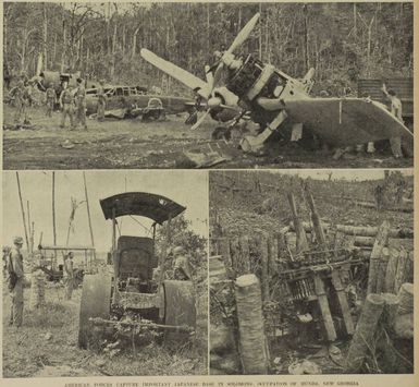 American forces capture important Japanese base in Solomons: occupation of Munda, New Georgia