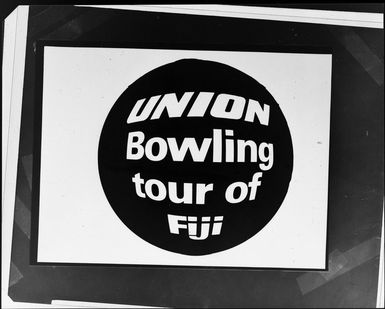 "Union Bowling tour of Fiji" text