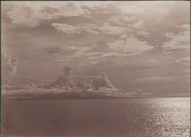 Sunset over Vella Lavella, Solomon Islands, 1906 / J.W. Beattie