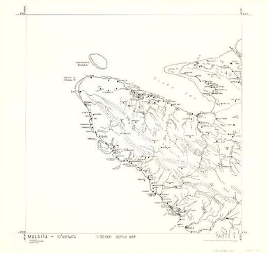 Malaita 1:50,000 sketch map.: To'ambaita (Sheet 1)