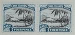 Stamps: Niue and Cook Islands Four Pence