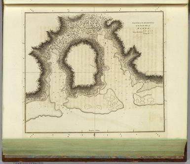 Sketch of the harbours on the north side of Eimeo. (By William Bligh and Thomas Edgar. London, G. Nicol and T. Cadell, 1785)