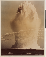 Explosion of the Umberella test: photographic print