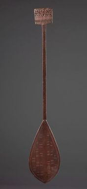 Ceremonial paddle