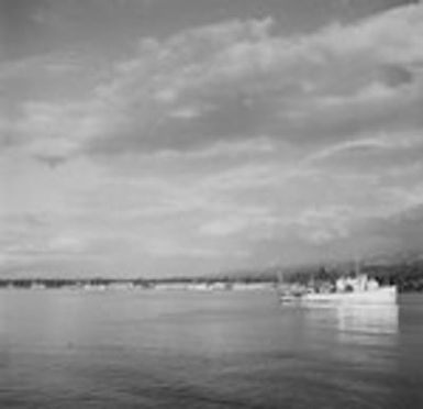 R/V Horizon in a Tahitian harbor