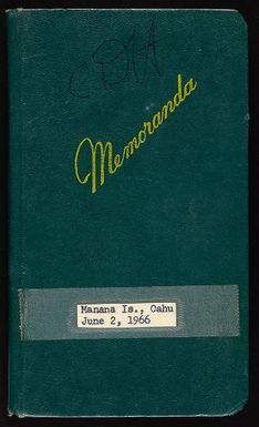 Oahu Offshore Islands-Manana, May-June 1966
