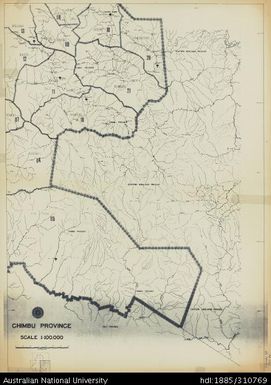 Papua New Guinea, Chimbu Province, National Census 1980, Sheet 3 of 3, 1979, 1:100 000