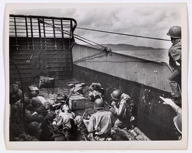 First Aid On The Tossing Deck Of A Landing Barge