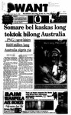 Wantok Niuspepa--Issue No. 1519 (August 21, 2003)