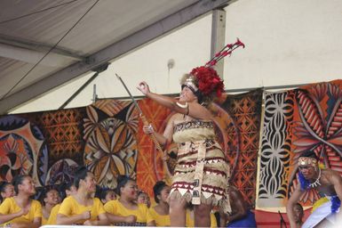 Taualuga dance, ASB Polyfest.