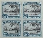 Stamps: Niue and Cook Islands Four Pence