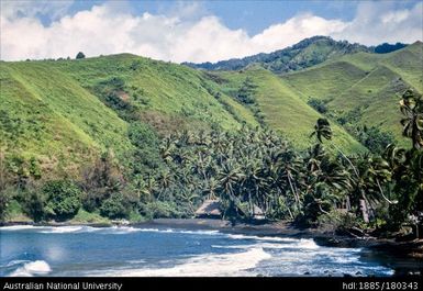 Tahiti - mountains, near Tiarei