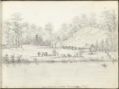 Drawings of Australia, Tasmania, New Zealand, South Seas, 1842-1851 / by J.H. Goldfinch