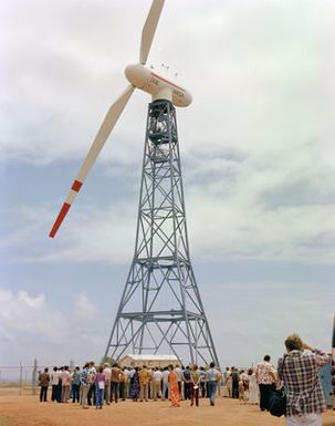 WIND TURBINE SITE DEDICATION AT KAHUKU OAHU HAWAII