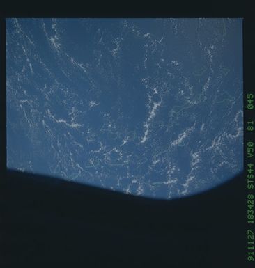 S44-81-045 - STS-044 - Earth observations taken during the STS-44 mission