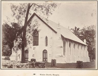 The Mission Church, Mangaia, Cook Islands, 1903
