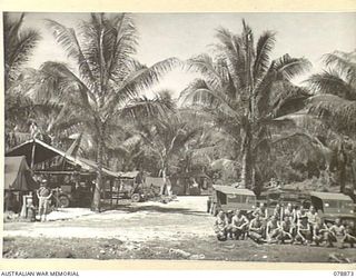 WUNUNG PLANTATION, NEW BRITAIN. 1945-01-29. PERSONNEL AND THE CAMP AREA OF THE 264TH LIGHT AID DETACHMENT