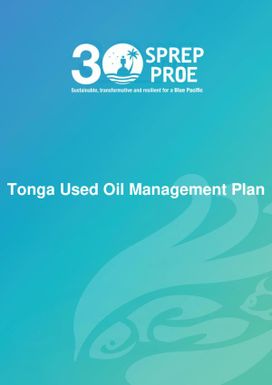 Tonga Used Oil Management Plan