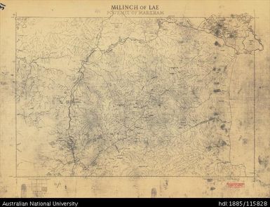 Papua New Guinea, Milinch of Lae (Fourmil of Markham), Milinch series, 1956, 1:63 360