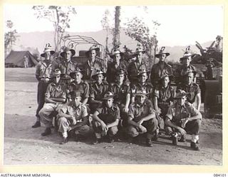 TOROKINA AREA, BOUGAINVILLE. 1944-12-11. OFFICERS AND MEN OF THE 126 BRIGADE ORDNANCE FIELD PARK