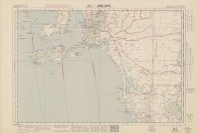 Australian aeronautical map: Adelaide (Sheet K7)