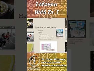 PART 3 MENOPAUSE & HORMONES - Talanoa With Dr Tema Rasoki Windust