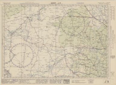 Australian aeronautical map (Sheet J8)