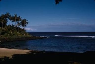 [Ocean view from Ke'e Beach, United States]