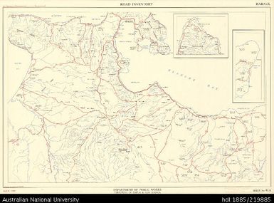 Papua New Guinea, Rabaul, Road Inventory Series, Sheet 41a, 1:250 000, 1967