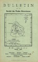 Bulletin de la Société des Études Océaniennes numéro 138