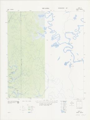 New Guinea, Border (special) 1:100,000 (sheet 8)