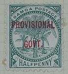 Stamp: Samoan Half Penny