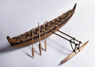 Maquette of a fishing boat