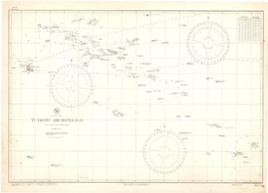Tuamotu Archipelago, Pacific Ocean : from a survey by the U.S. Ex. Ex. in 1839 / Hydrographic Office, U.S. Navy
