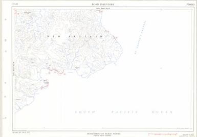 Papua New Guinea road inventory, July 1975: Pomio (Sheet 42)