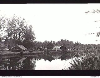 AITAPE. 1945. HUTS OF THE 2/11 AUSTRALIAN GENERAL HOSPITAL