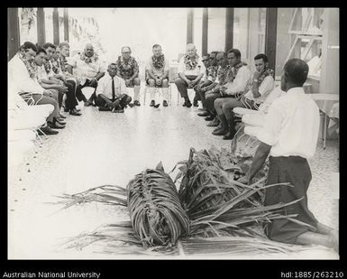 Ceremonial welcome by Fiji Seamen and Dockers Union