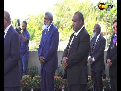 PARLIAMENT PAYS RESPECT